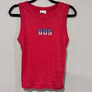 Where I’m From Boston Red Sleeveless Crop Top XL
